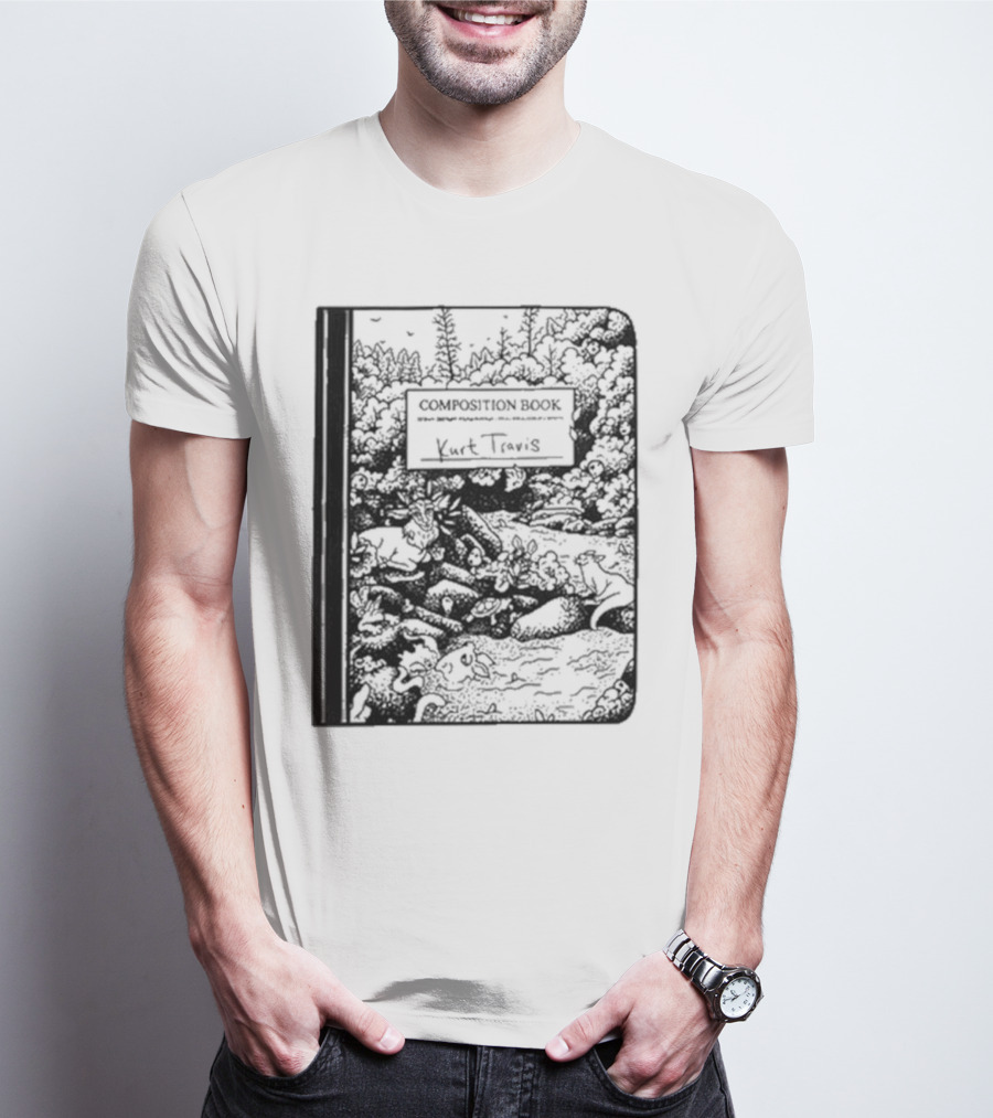 Kurt Travis Esque Records Composition Book T-Shirt