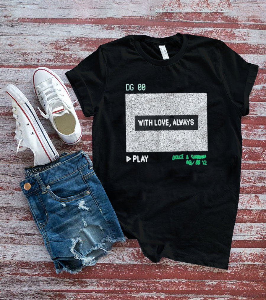 Quackity DG 00 With Love Always Play Dolce And Gabbana T-Shirt