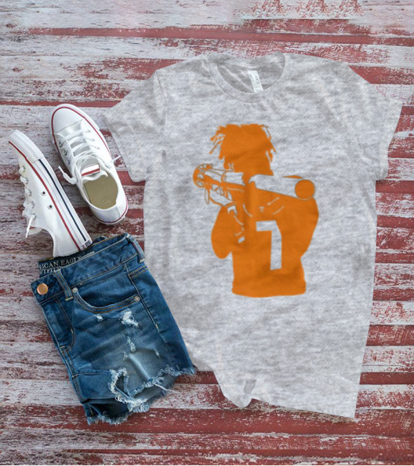Bigorangeheupel Bazooka Joe 7 Football Player T-Shirt