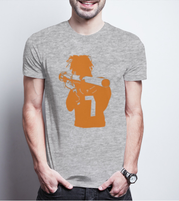 Bigorangeheupel Bazooka Joe 7 Football Player T-Shirt