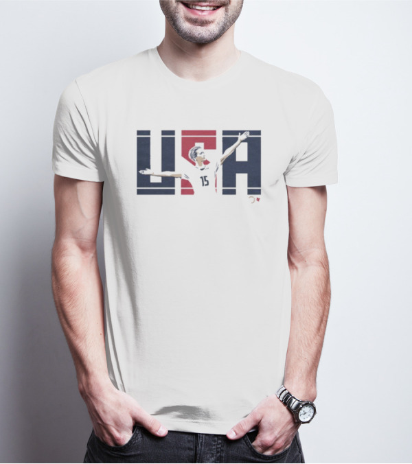 Megan Rapinoe USA 15 Iconic Pose USWNT Legend T-Shirt