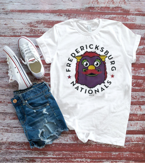 Fredericksburg Nationals Gus Mustache Colorful Mascot T-Shirt