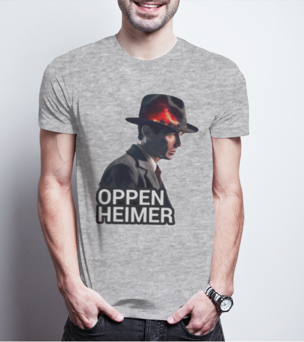 Oppenheimer Cillian Murphy Fiery Explosion Hat T-Shirt