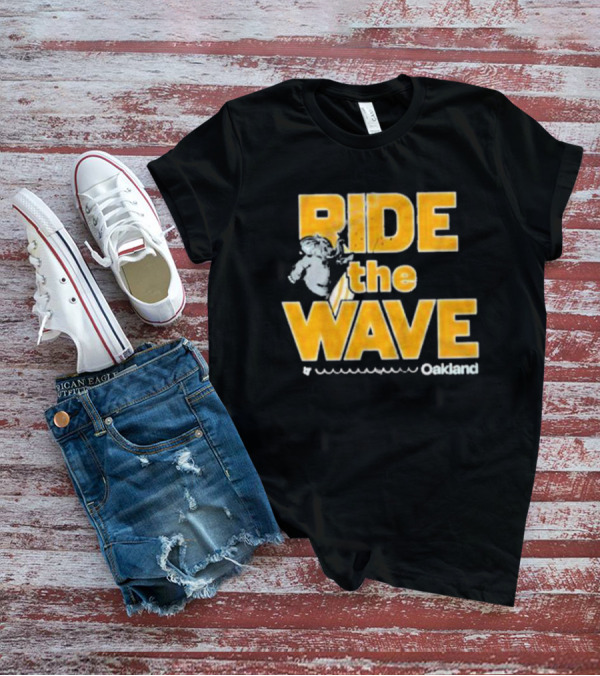 Ride The Wave Oakland Surf Elephant T-Shirt