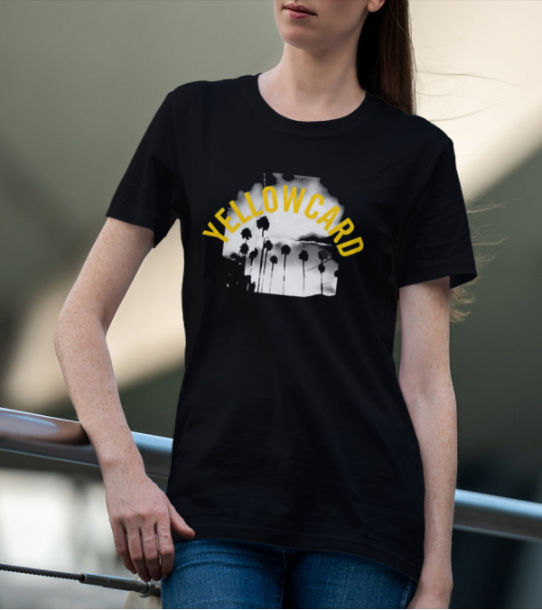 YELLOWCARD Palm Tree Skyline Arch T-Shirt