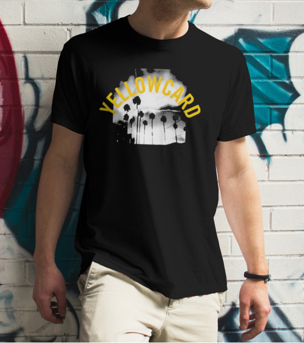 YELLOWCARD Palm Tree Skyline Arch T-Shirt