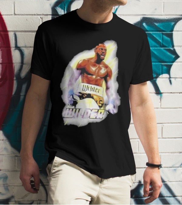 Deontay Wilder Lightning Boxer Champion Energy T-Shirt