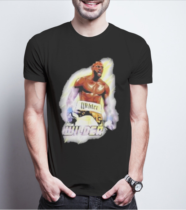 Deontay Wilder Lightning Boxer Champion Energy T-Shirt
