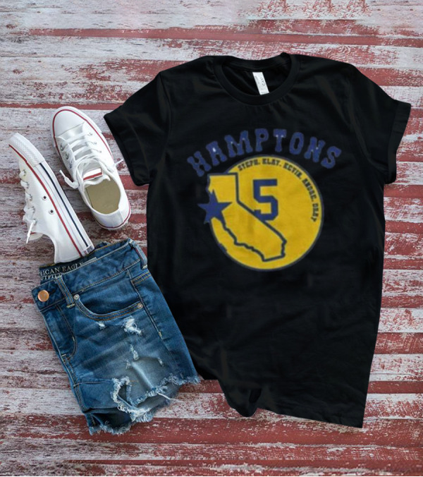 Golden State Hamptons 5 Steph Klay Kevin Andre Dray California Star T-Shirt