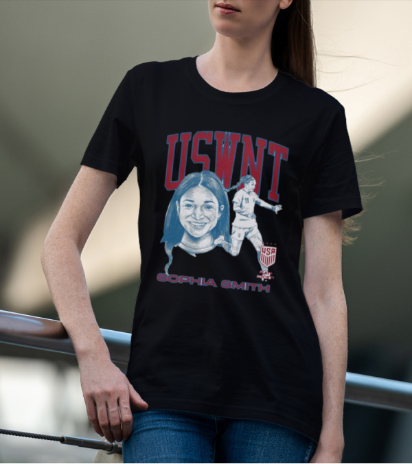 USWNT Playa Society Sophia Smith USA Soccer T-Shirt