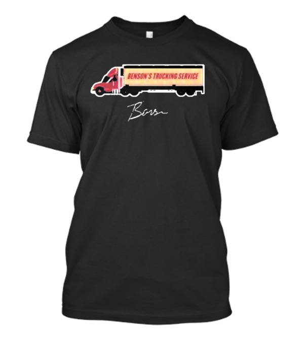Benson's Trucking Service Borsa College Trucking Service Wht T-Shirt