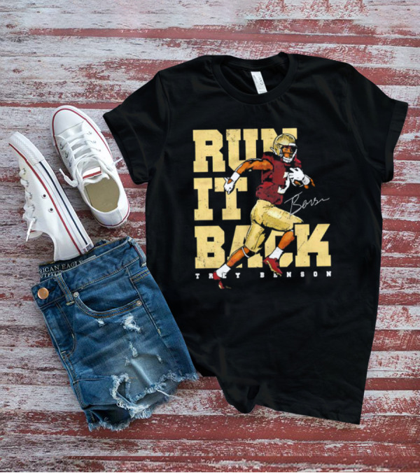 Trey Benson Run It Back Football T-Shirt
