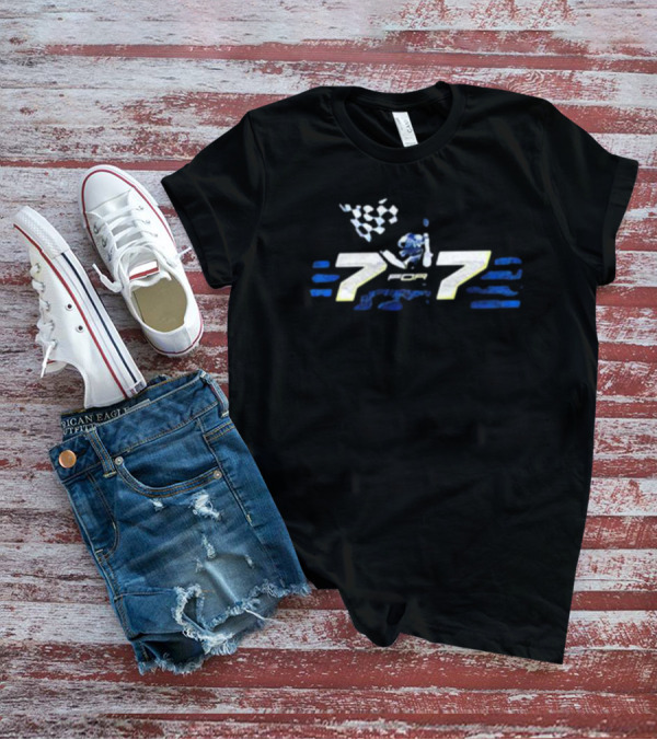 7 For 7 Checkered Flag Victory Lane Rossburg Ohio Racing T-Shirt
