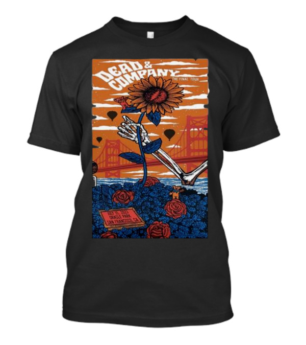 Dead And Company The Final Tour July 15 Oracle Park San Francisco T-Shirt