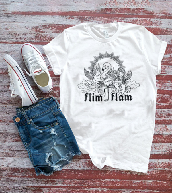 Flim Flam Flamingo Cherub Cute Merchandise T-Shirt