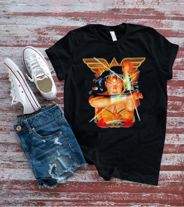 Wonder Woman Bracelets Deflection Wings Emblem T-Shirt