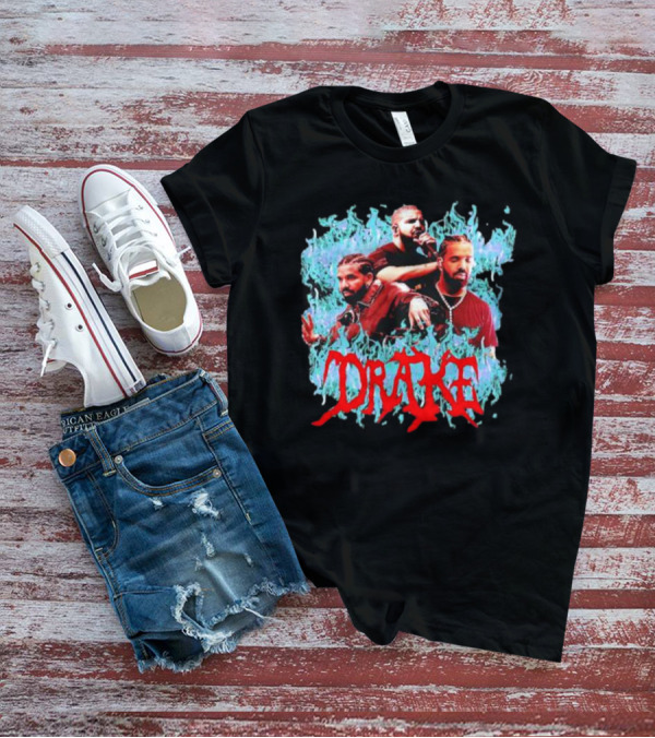 Comfort Colors Drake Flame Graphic Merch T-Shirt