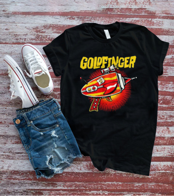 Goldfinger Band Vintage Red Ray Gun T-Shirt
