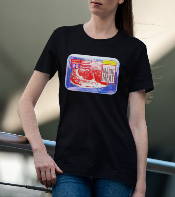 Queen City Choice High-End Meat Market Magic Meat Butcher Matt Menard T-Shirt