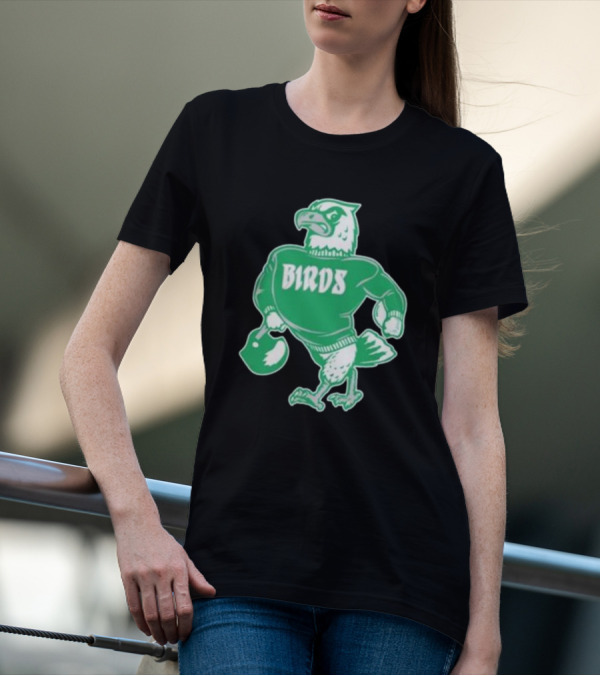 Philly Birds Mascot In Green Sweater Iconic T-Shirt