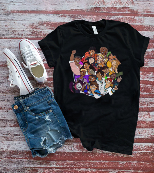 Terry McGurrin Total Drama Colorful Characters Circle T-Shirt