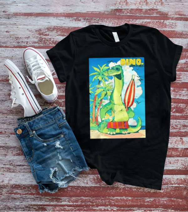 Dino Beach Days Noodle Shop Adventures T-Shirt