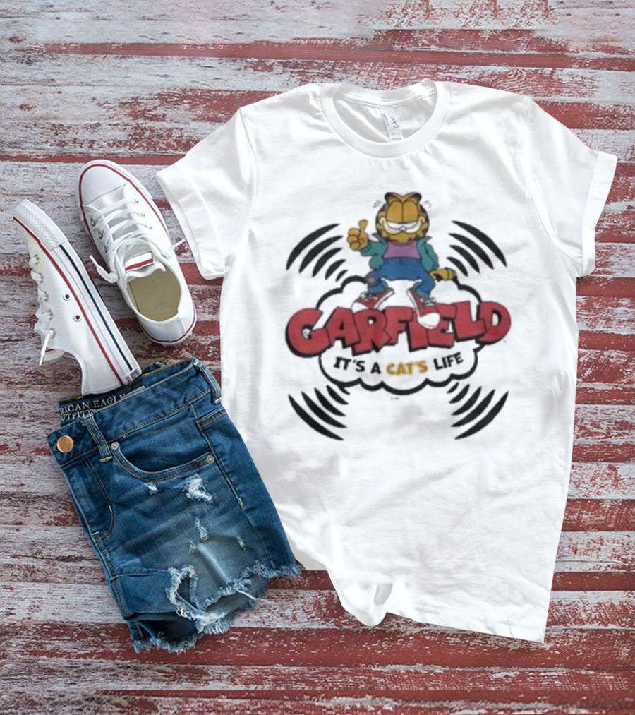 Garfield It's A Cat's Life Take Life One Nap At A Time T-Shirt