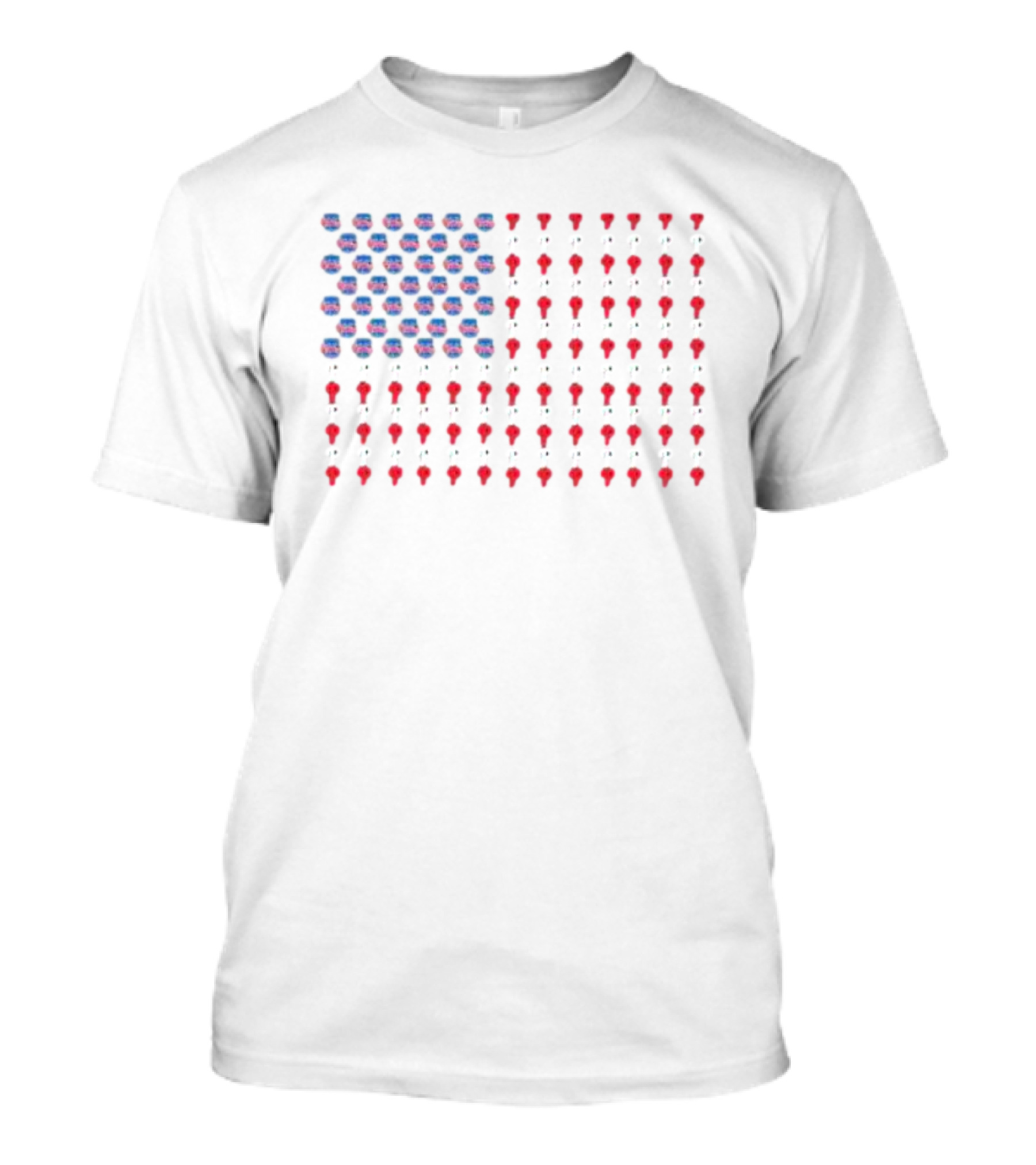 Philadelphia Phillies USA Flag T-Shirt