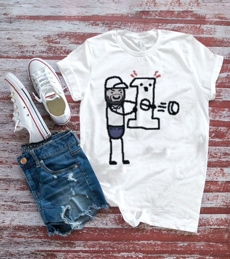 Steph Curry Hits A Hole In One Illustration Golf Cartoon T-Shirt