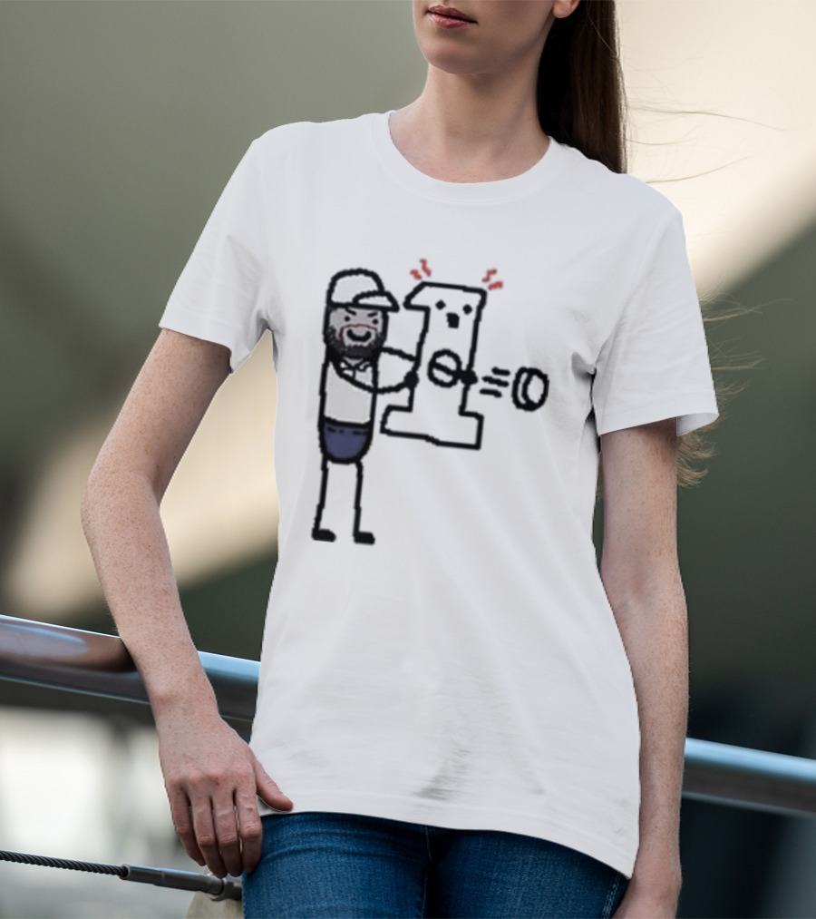 Steph Curry Hits A Hole In One Illustration Golf Cartoon T-Shirt
