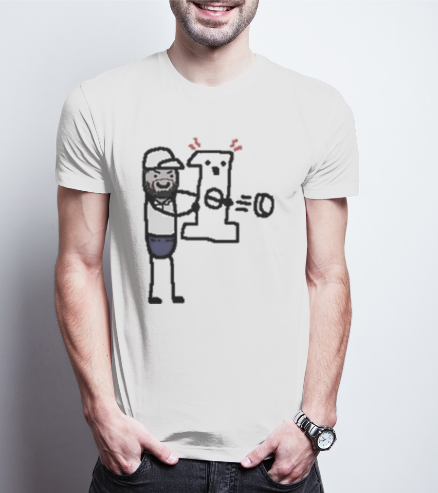 Steph Curry Hits A Hole In One Illustration Golf Cartoon T-Shirt
