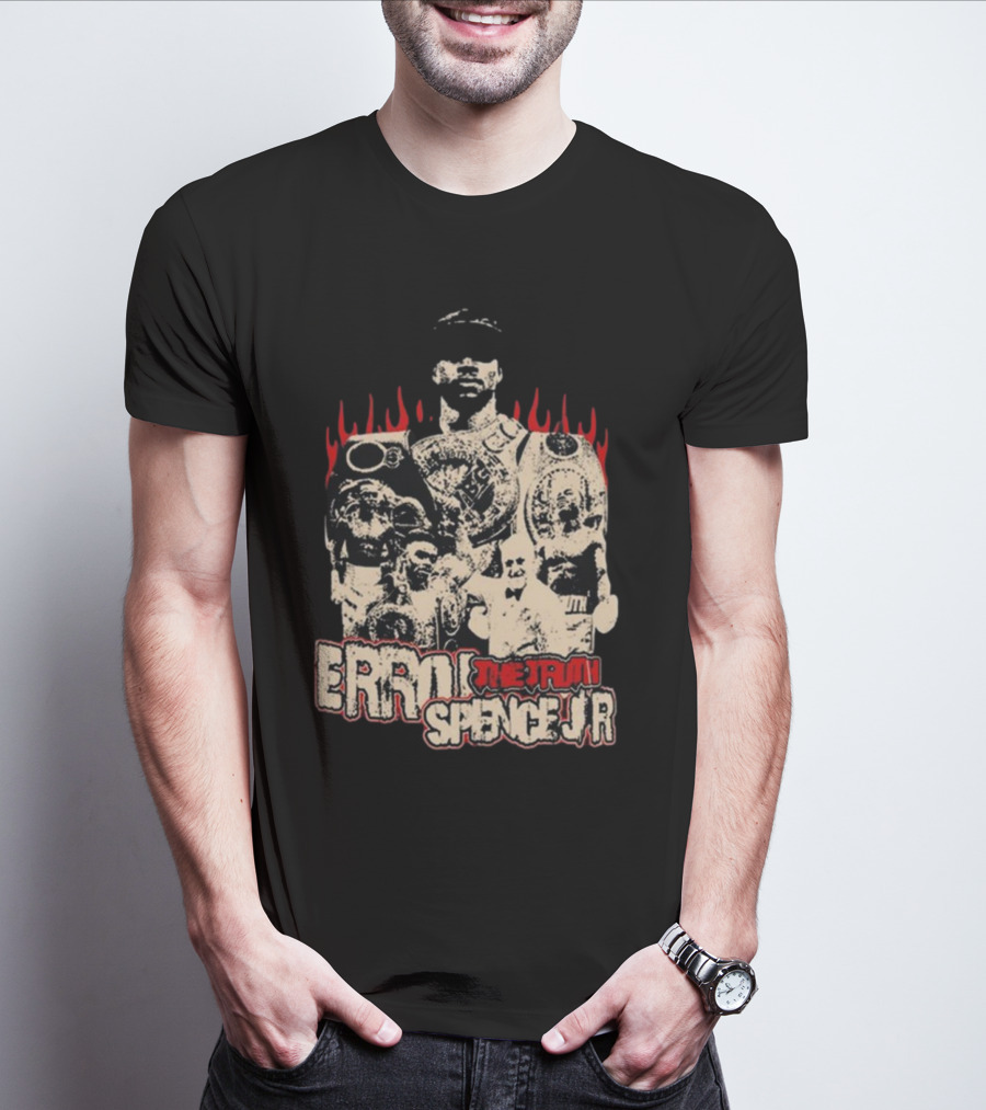 Errol Spence Jr. The Truth Takeover Flames Champion T-Shirt