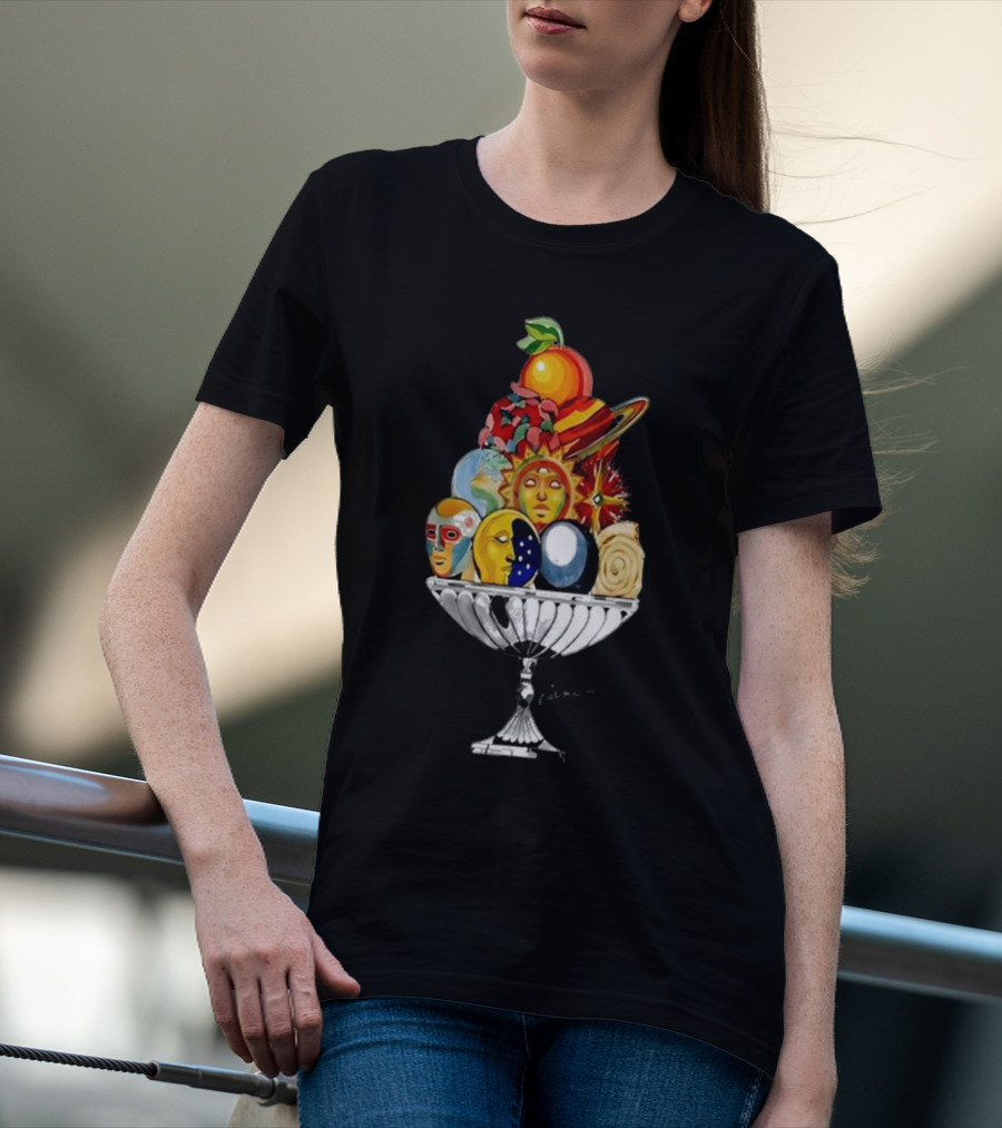 Louis Tomlinson Casablanca Celestial Pyramid Solar Planetary Fruit Bowl T-Shirt