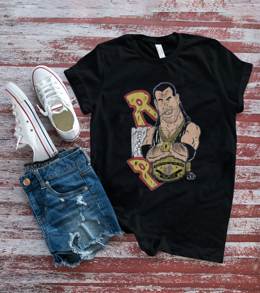 Razor Ramon Tribute The Bad Guy Rip Long Live T-Shirt