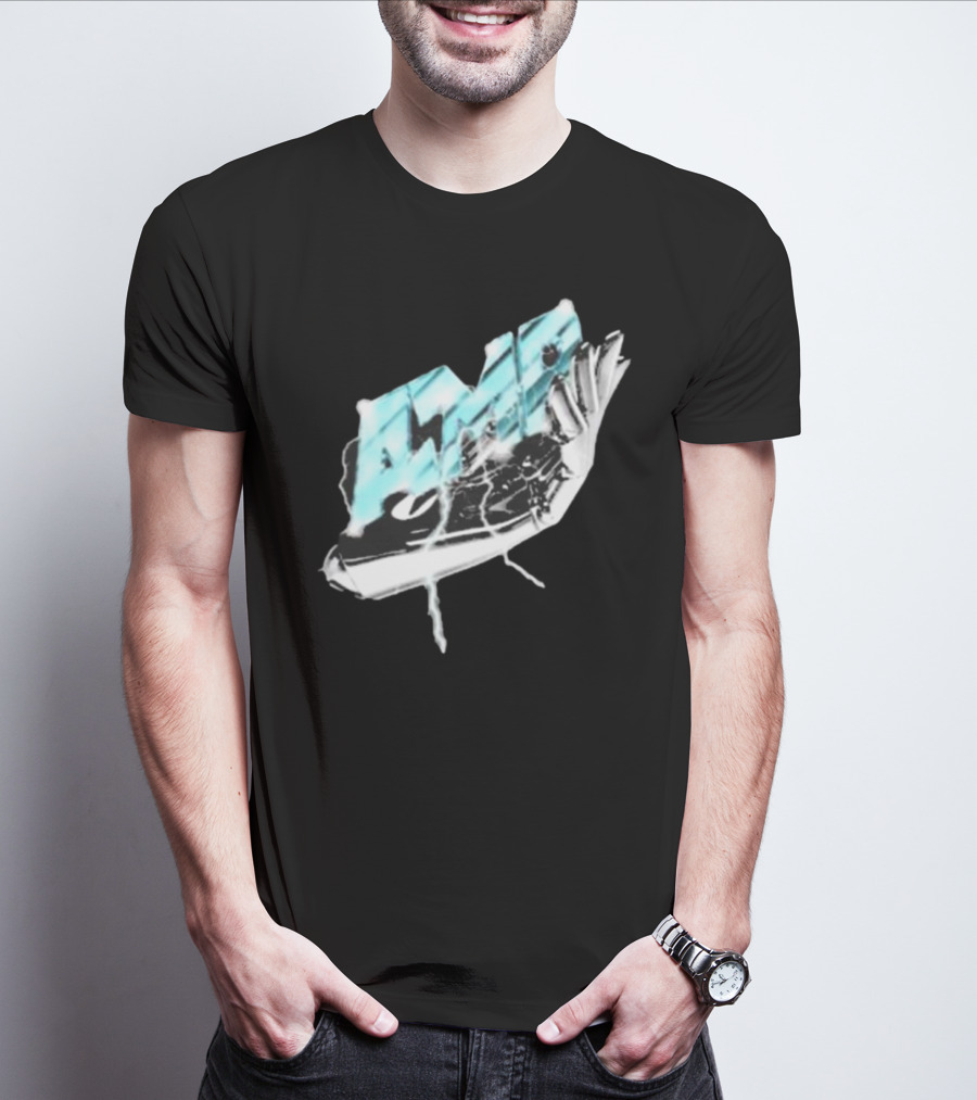 AMP Chrome Cast Electric Power Burst T-Shirt