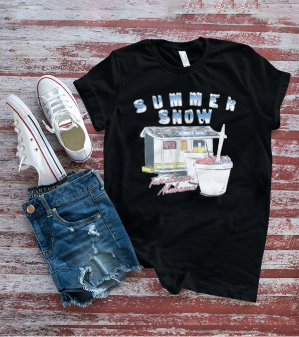 Summer Snow Tuscaloosa Alabama Open Shaved Ice Cups T-Shirt