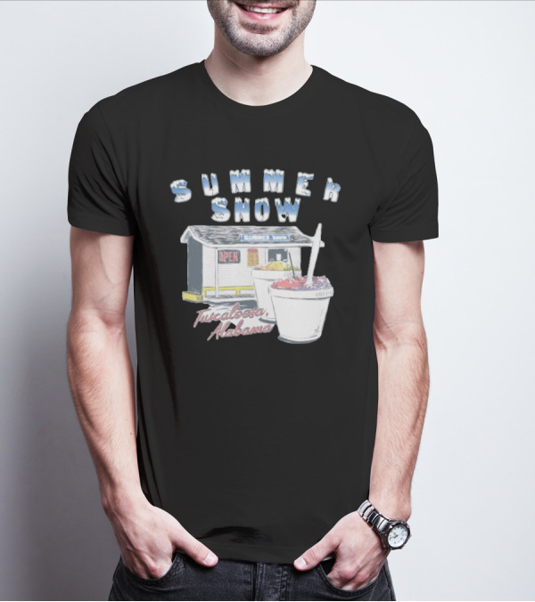 Summer Snow Tuscaloosa Alabama Open Shaved Ice Cups T-Shirt