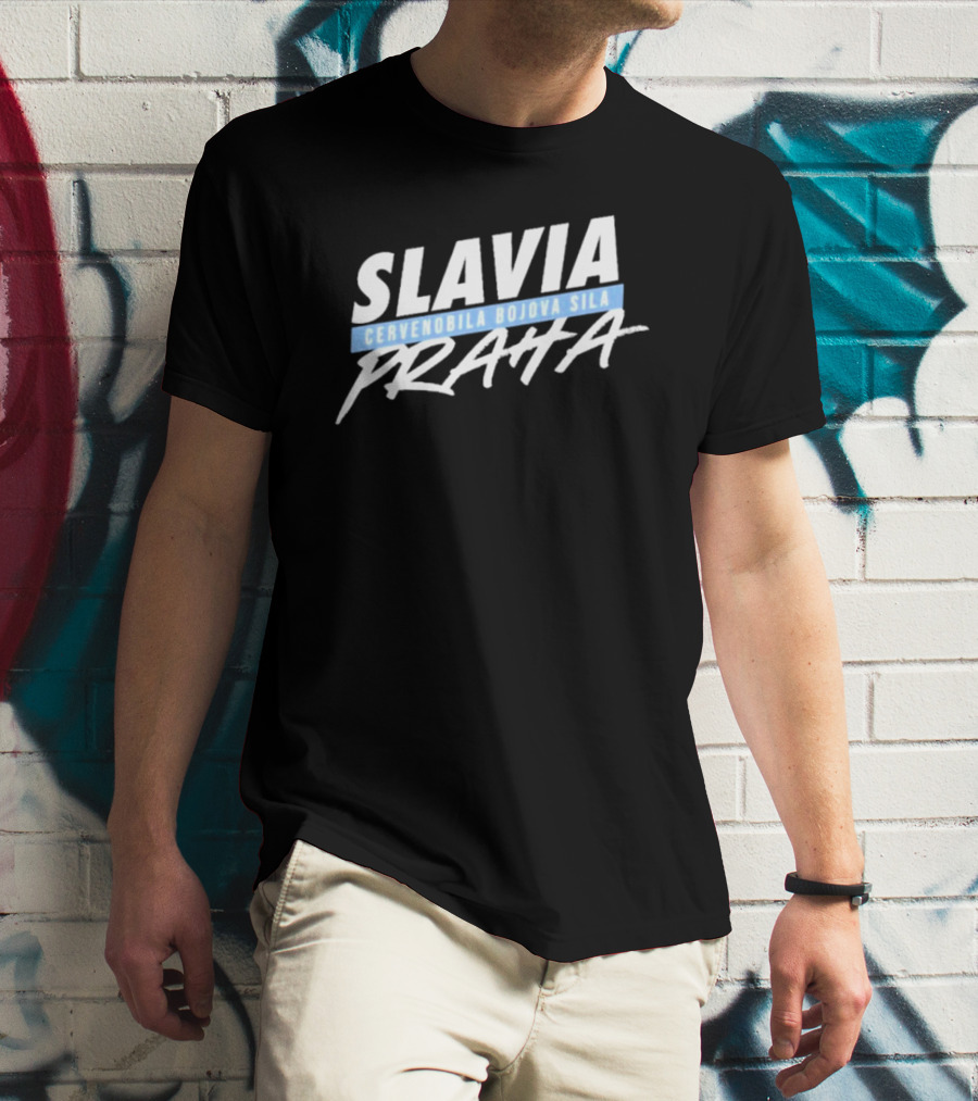 Slavia Cervenobila Bojova Sila Praha T-Shirt