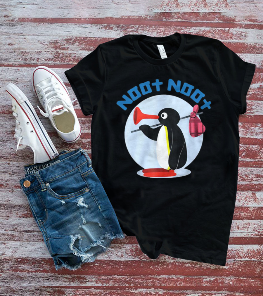 NOOT NOOT Pingu Penguin Red Horn Backpack Circle T-Shirt