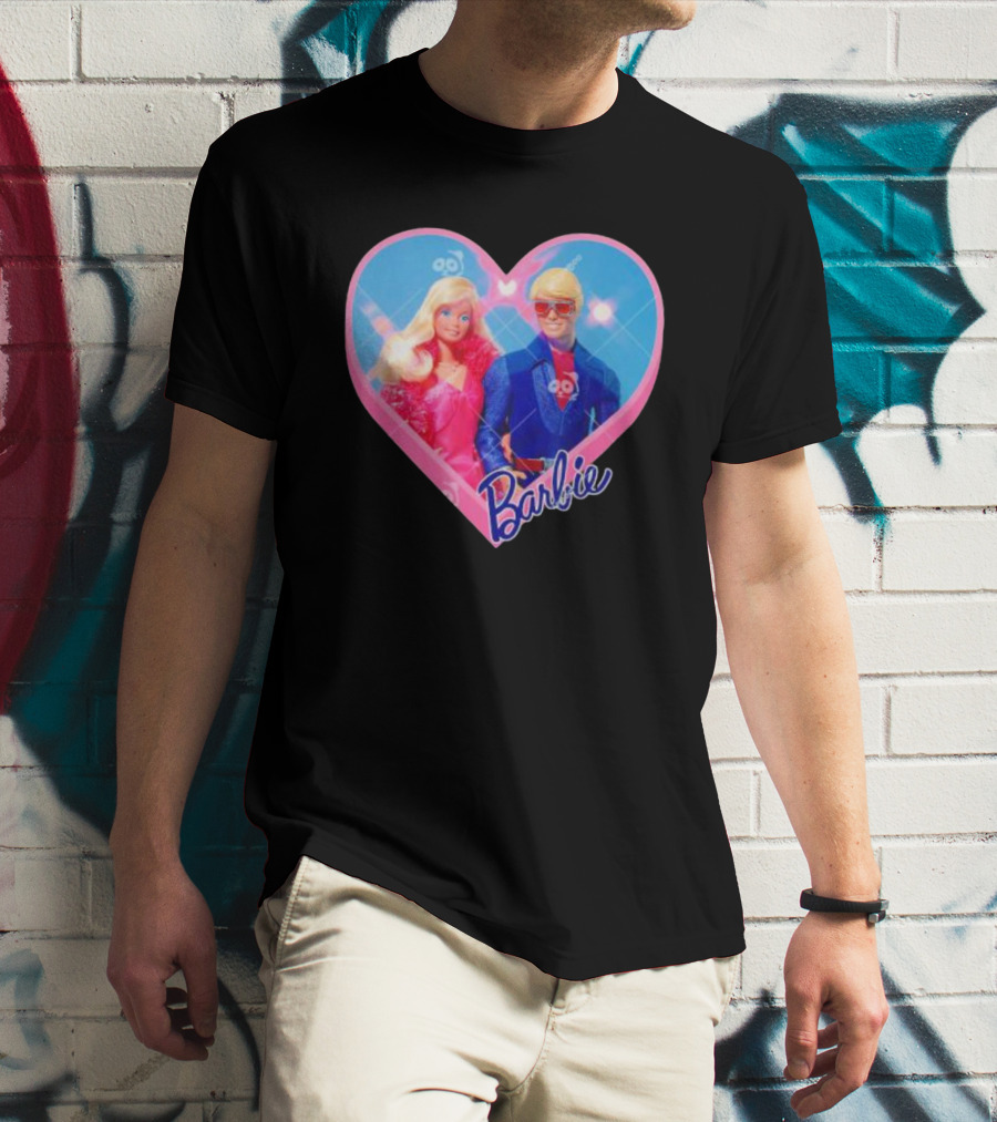 Barbie Ken Heart Valentines Love T-Shirt