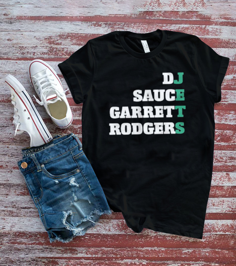 DJ Sauce Garrett Rodgers New York Jets T-Shirt