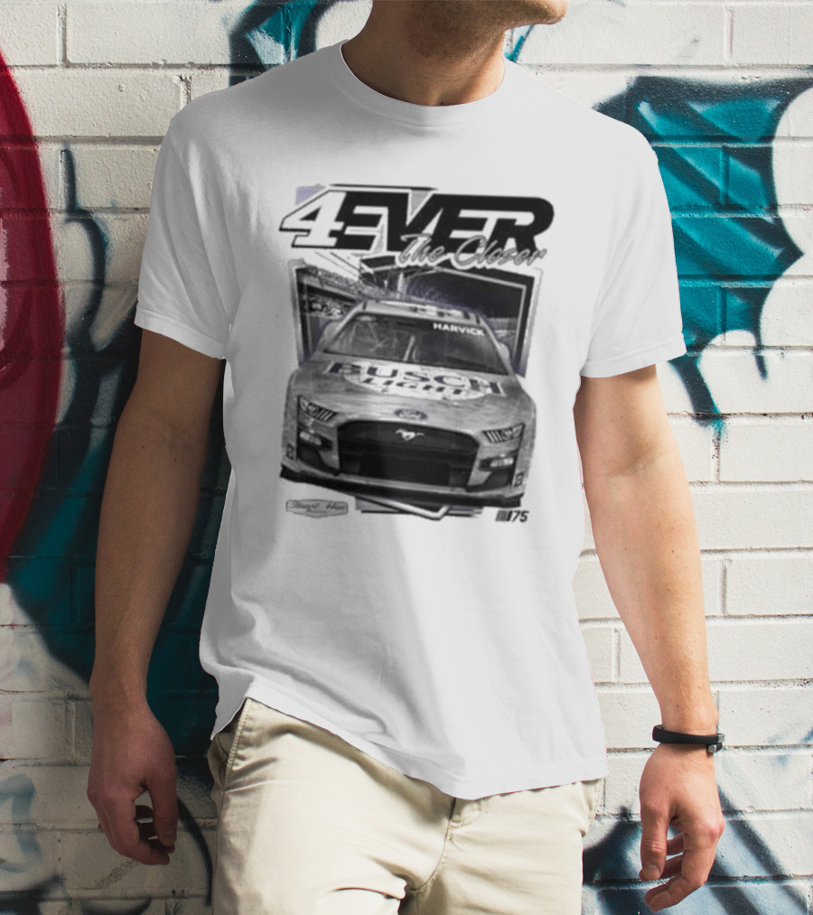 4Ever The Closer Kevin Harvick Busch Light Stewart-Haas Racing #4 75 T-Shirt