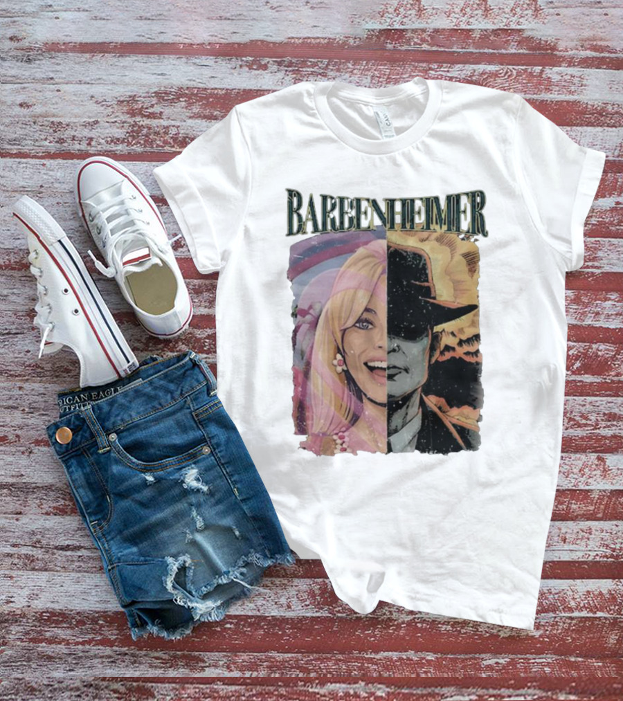 Barbenheimer Vintage I Survived Barbie Oppenheimer Fusion Uk Best Bernheimer India T-Shirt