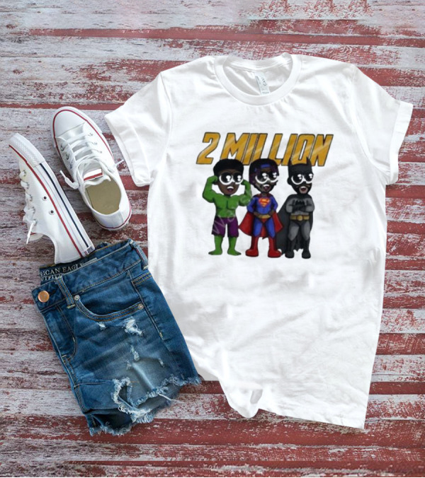 Daydrian Harding 2 Million Subscribers Superhero T-Shirt