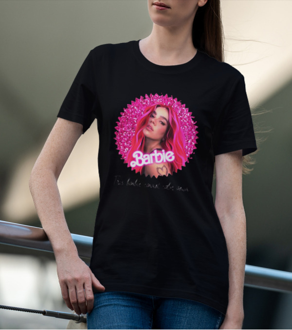 Karol G Barbie Glitter Portrait This Barbie Cannot Calm Down T-Shirt