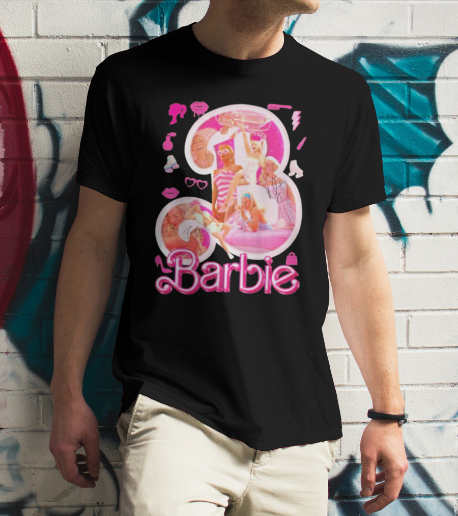 Barbie Pink Glam Fashion Icons Party T-Shirt