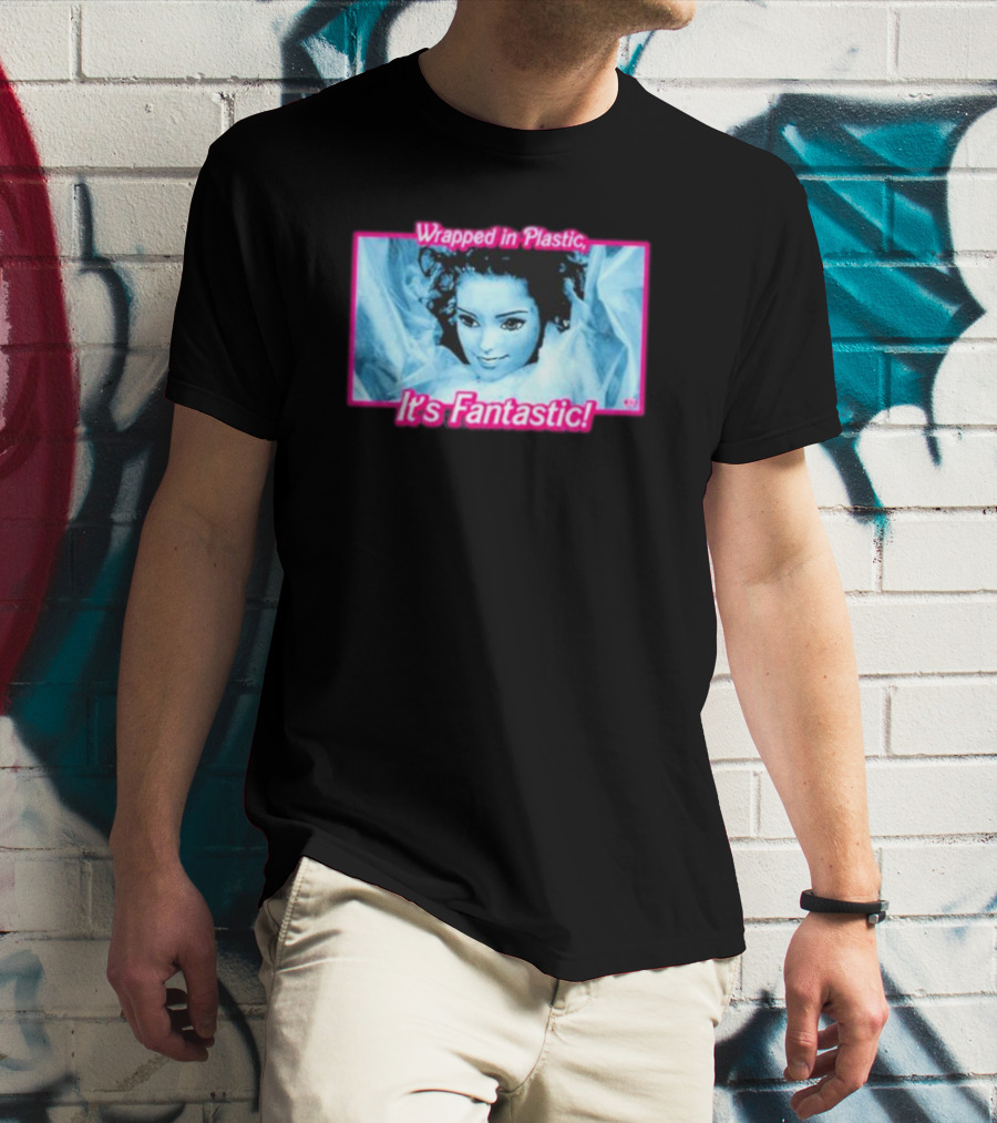 Barbie Wrapped In Plastic It's Fantastic Retro Style Photography T-Shirt