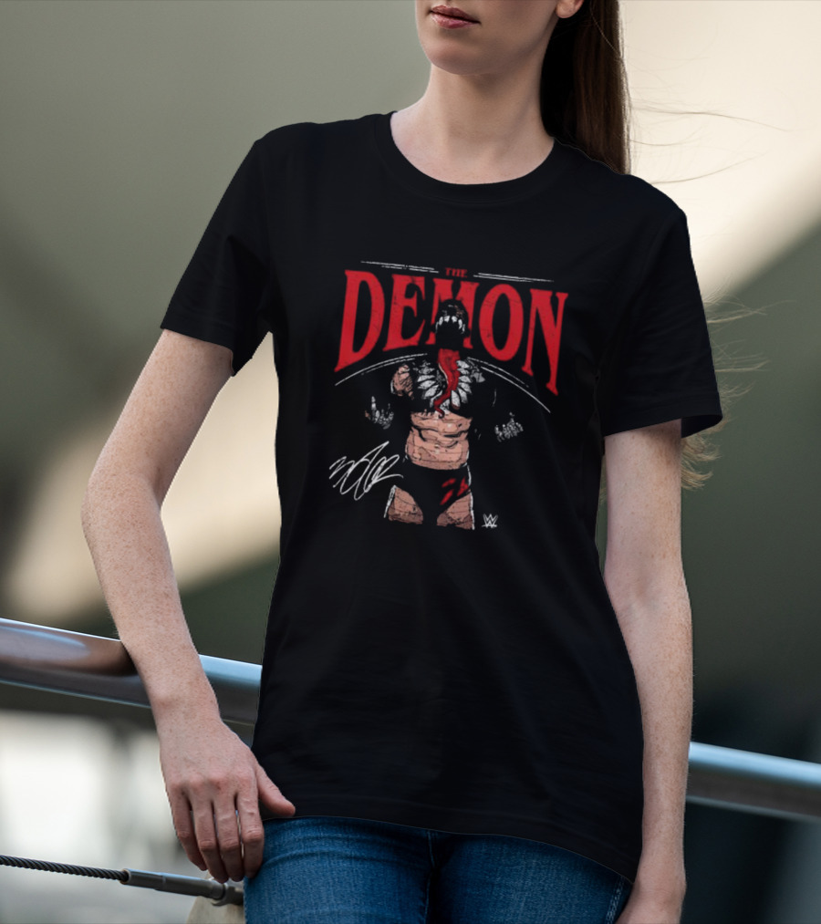 Finn Balor The Demon WWE Pose 500 Level Iconic T-Shirt