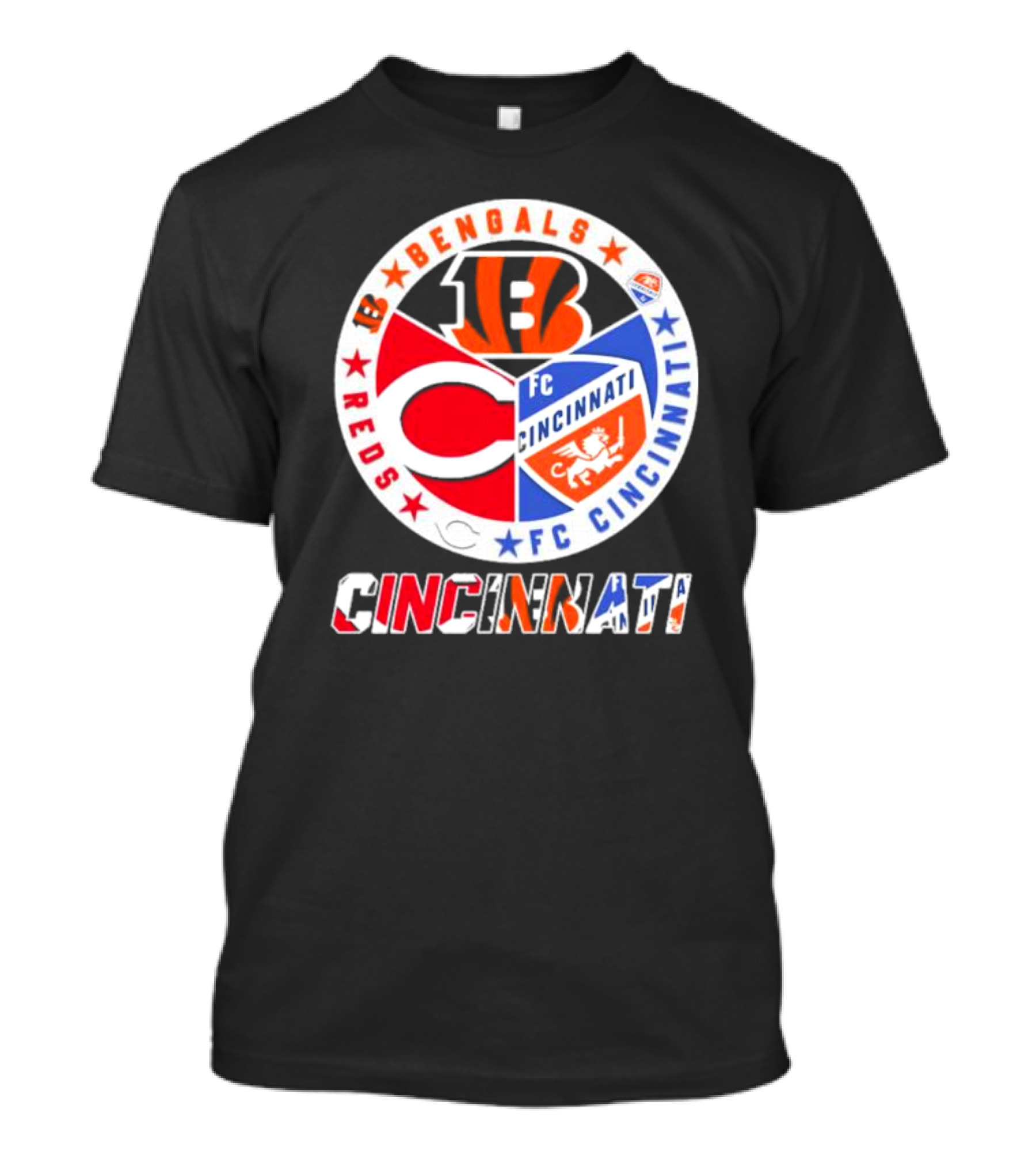 Cincinnati Reds Bengals FC Cincinnati Cincinnati T-Shirt