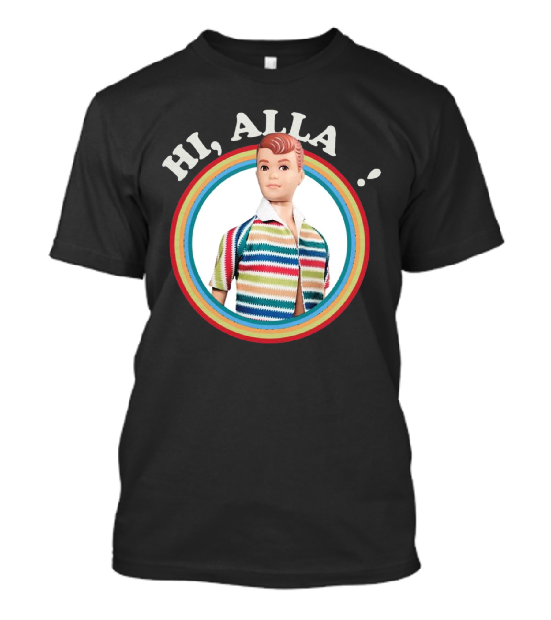 HI ALLAN BARBIE THE MOVIE DOLL CHARACTER Katoen T-Shirt